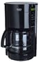 Krups 453-4C 12-Cup Coffeemaker with Gold Tone Filter, Black