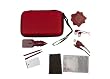Kit d'accessoires deluxe 12-in-1 pour 3DS - rouge
