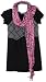 Fang Girls 7-16 Vested Peasant Babydoll With A Scarf