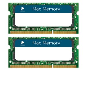 Corsair 8 GB Apple Laptop Memory PC3-10666 1333MHz 204-Pin DDR3 SODIMM Mac Memory 8 Dual Channel Kit - CMSA8GX3M2A1333C9