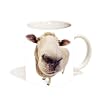 Sheep Sleep Less Eat More (Headfirst) Animal Photography Ceramic Gift Coffee (Tea, Cocoa) Mug