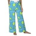Grandma Pants Happy Frogs Pajama Pants - Green