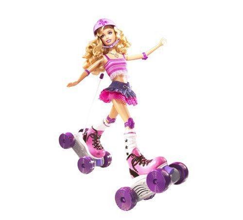 Childrens Toyshop  Toys : Barbie R/C Roller Girl
