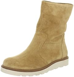 ILSE JACOBSEN Kurzer Wildleder BASIC SIMPLY18A, Damen Klassische Halbstiefel & Stiefeletten, Braun (Sesame 18), EU 39