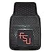 Florida State University Seminoles FSU College Team Sports Logo Vehicle Auto Truck SUV Car Vinyl Front and Rear Floor Mats - 4PC Set