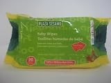 Sesame Street Baby wipes (80 sheets) with Aloe Vera-