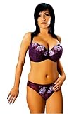 \#6  Purple Lace Bra Plus Size