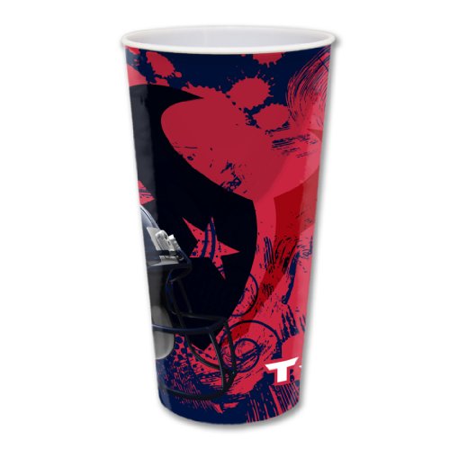 NFL Houston Texans Three Pack 24-Ounce Durable Plastic Cups