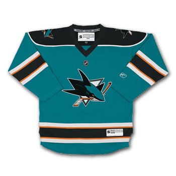 San Jose Sharks Reebok Toddler Replica (2-4T) Home NHL Hockey Jersey Size Toddler (2-4T)