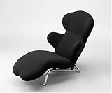 リクライニングチェア HUG LOUNGE CHAIR(ハグラウンジチェア):ブラック