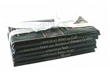 5 pack Voisin chocolate, each 100 g, 3.5 oz dark, orange peel, bitter, coffee and white