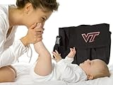 Virginia Tech Diaper Bag Official NCAA College Logo Deluxe Hokies - Baby Bag - BEST Baby Shower GIFT for New Dad, Father or New Mom Mother GIFTS