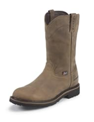 Justin Original Work Boots Mens Worker II WaterProof Wk Work Boot,Wyoming,9 D US