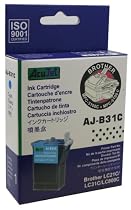AcuJet 3-Pack Brother LC21/31 Cyan Compatible Ink Cartridge