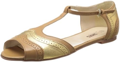 Nara Shoes Women's Boston Mary Jane Flat,Odeon Nugat/Brown,40 EU/9.5 M US