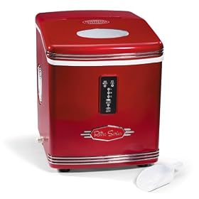 Nostalgia Electrics RIC-100 Retro Series Portable Ice-Cube Maker