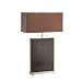 Pack of 2 Faux Crocodile Skin 100W Rectangular Leather Table Lamp