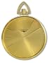 Longines 18kt Gold Mens Open Face Swiss Pocket Watch Gold Dial L7.029.6.44.1