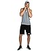 HASIDING Dri Fit Contrast Front Pocket Stringer Gym Hoodie for Men Racerback Tanks Grey L