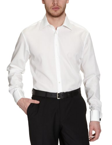 Jacques Britt Herren Hemd mit Manschetten Regular Fit 20.969504 Ben Uma, Gr. 38 (S), Elfen Preisvergleich