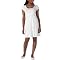 Xhilaration True White Puff Slv Scoop Bbydll Dress - XS