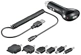 Goobay Kfz- Ladeset mit 6 Adaptern f&uuml;r Handys