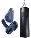 Pro Boxing Gloves + Punching Bag + Heavy Duty Stitching
