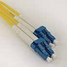1 Meter SM8.3/125 LC-LC Duplex Fiber Patch Cord by w-Ignite