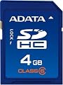A-DATA 4 GB Class 6 SDHC Flash Memory Card ASDH4GCL6AP