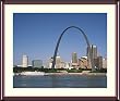 Gateway Arch, St. Louis, Missouri Photograph - Beautiful approx. 24"x28" Framed & Matted - 1 7/8" Walnut Toned Wood Frame - Photographic Print by Carol M. Highsmith
