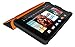 Fire HD 6 2014 Case, rooCASE Origami 3D Fire HD 6 Slim Shell Folio Case Cover with Stand [Support Auto Sleep/Wake Feature] for Amazon Fire HD 6 2014, Granite Black / rooCASE Orange