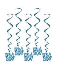 Its a Boy Hanging 40-Inch Whirls 5 Per Pack