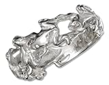 Sterling Silver Frog Band Ring
