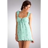 Betsey Johnson Intimates Pintucked Babydoll with Matching G-String Sleepwear at Betsey Johnson