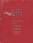 The American Film Institute Catalog of Motion Pictures Produced in the United States: Feature Films, 1921-1930