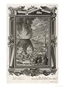 Nebuchadnessar of Babylon Casts Shadrach Meshach and Abed Nego Israelite Officials Art Giclee Poster Print by I.g. Pintz, 18x24