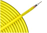 Monster Cable SV-RG6-CL EZ500Standard CL3-Rated Video Cable (Yellow)