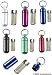 - Lot of 12 New MIXED COLOR (random) Geocaching ID Tag GPS Holders Metal Tubes {+ 1pc tool name tag}