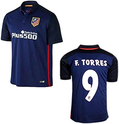 BGM SPORT Adult Football Soccer Jersey &amp; Shorts (for 18Y-above 18Years Adult) (BGM Adult 006 Away 2015ATM #9 F.TORRES, 66.9"-68.9"/M)