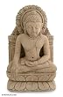 Sandstone sculpture, 'Peaceful Buddha' Sandstone sculpture, 'Peaceful Buddha'