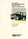 Land Rover Series IIA, III and 109V8 Optional Equipment (Land Rover Parts Catalogue)
