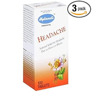 Hyland's Headache Tablets, 100 Tablets (Pack of 3) by Hyland's Homeopathic