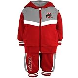 Ohio State Buckeyes Infant Scarlet Slingshot Full Zip Hoody & Sweatpants Set