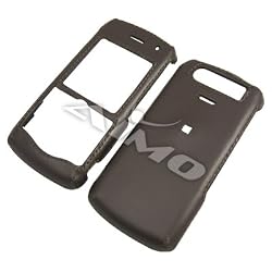Blackberry Pearl 8110 8120 8130 Brown Leather Protector Hard Case