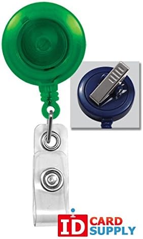 Lot of 25 Clear Badge Reels by Brady (2120-7621)