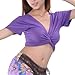 BellyLady Belly Dance Short Sleeved Wrap Top, Valentine's Gift Idea