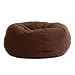 5' King Fuf Comfort Suede Bean Bag (Espresso Brown) (42