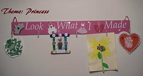 Nursery Decor/Kids wall art/Custom Personalized Kids art display/ kids art holder-PrincessTheme