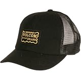 Volcom Mens Hat Brand Jeans Trucker Black