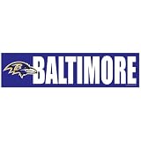 NFL Football Baltimore Ravens Bumper Sticker (2-Pack)